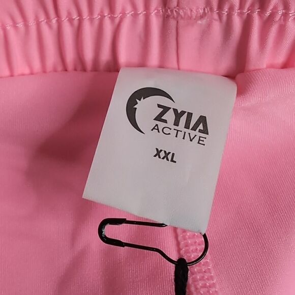 Zyia Active XXL Pink Flow Shorts, NEW - Picture 9 of 10